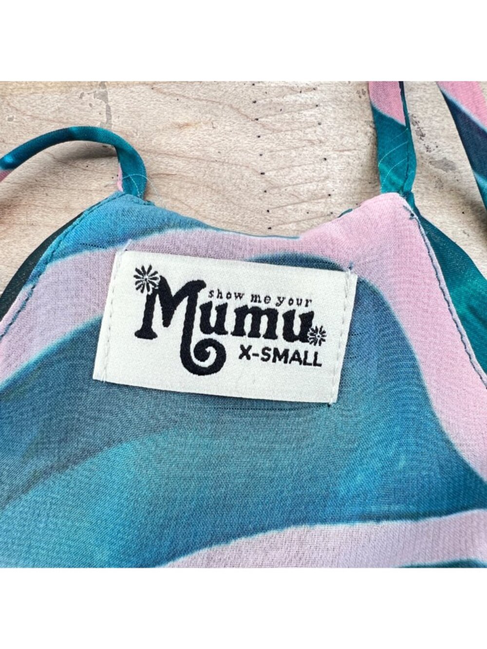 Show Me Your Mumu Byron Dress Palms Away Pink Green Tropical Mini Dress Size XS - Picture 4 of 10